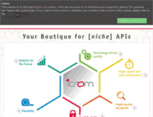Tablet Screenshot of icrom.com