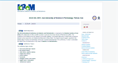 Desktop Screenshot of icrom.ir